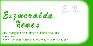 eszmeralda nemes business card